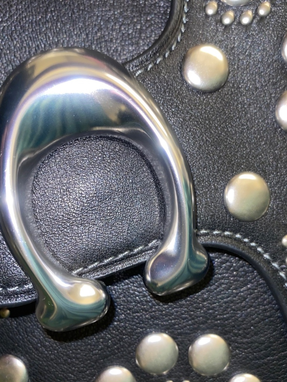 Tabby Shoulder Bag 26 with Rivets - Picture 8 of 11